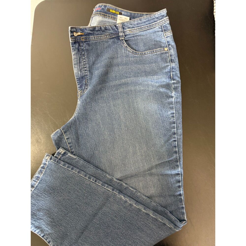 Womens size 22W Style&Co, Preused Blue Jeans w/Tummy Control.  Slim leg
